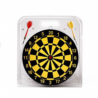 Acra terč na šípky 10" W3021DB, kovový rám, 2 šípky