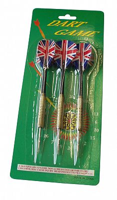 Šípky s oceľovými hrotmi 16 g 47653