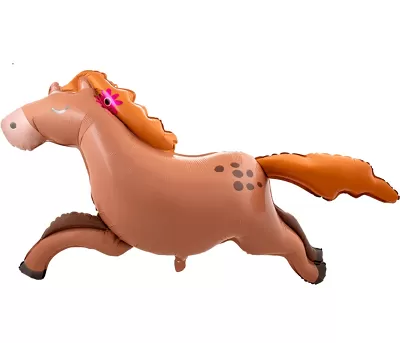 Fóliový balónik Skákajúci kôň 123 cm