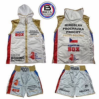 Boxerský župan + trenky BAIL STANDARD, Satén