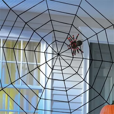 Halloweenska dekorácia pavúčia sieť 152 x 152 cm