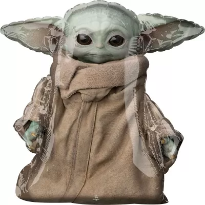 Chodiaci balónik Mandalorian - Baby Yoda Grogu 78 cm