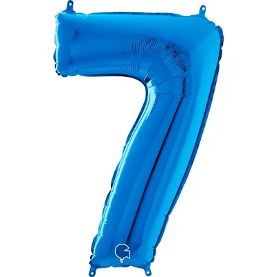 Číslica 7 modrá (66cm,26")