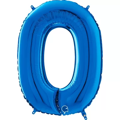 Číslica 0 modrá (66cm, 26")
