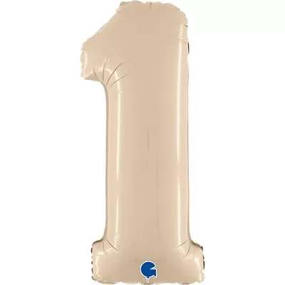 Číslica 1 krémová (66cm, 26")