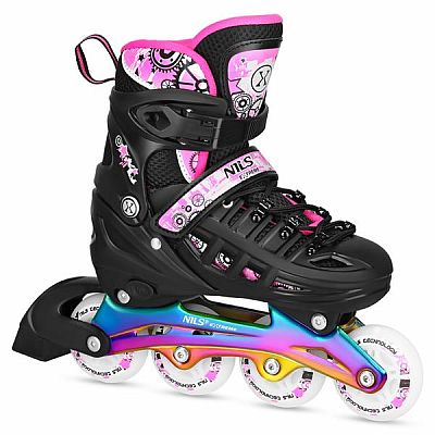 Korčule NILS Extreme NH10905.2 4v1 dúhové/ružové