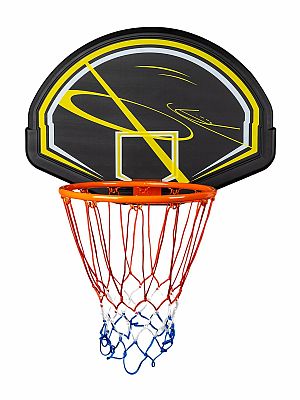 Acra basketbalový kôš s doskou 80 x 56 cm, so sieťou