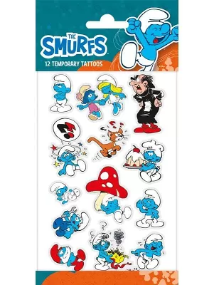 Dětské dočasné tetování Šmoulové