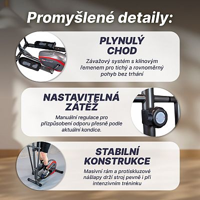 ACRA BE540 Magnetický eliptical