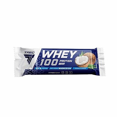 Trec Whey 100 proteínová tyčinka 40g s kokosovou príchuťou