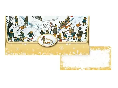 Obálka na peniaze Ladovská zima