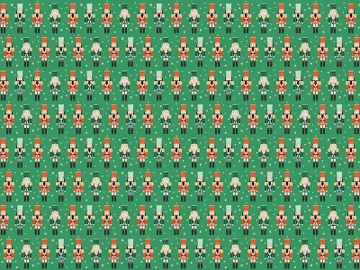 Balicí papír Vánoční Louskáček 200 × 70 cm 