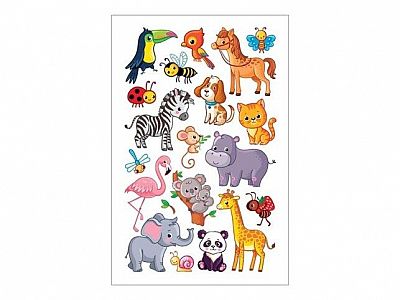 Dočasné tetování dětské - zvířátka