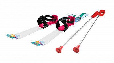 Lyže Baby Ski - 90 cm, farba bielofialová