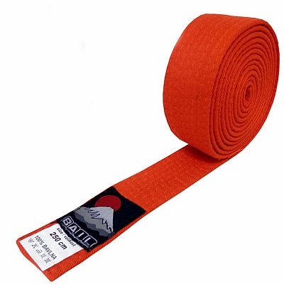 Karate opasok BAIL ORANŽOVÝ, Bavlna