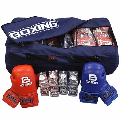 Boxerský set BAIL LEOPARD 12, Koža