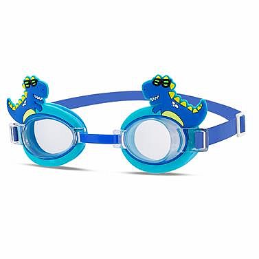 Spokey PLAYA Detské plavecké okuliare s nastaviteľným nosníkom, dino