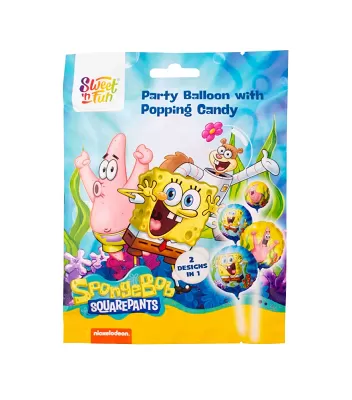 Sponge Bob práskací prášky s party balonkem 8 g