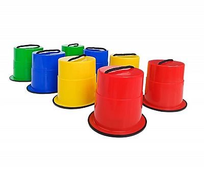 Detské vedierkové chodúle pre balančné hry