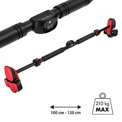 Hrazda do dverí s počítadlom a vodováhou HMS DD501