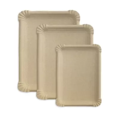 Papierová tácka KRAFT 13 x 20 cm - 100 ks