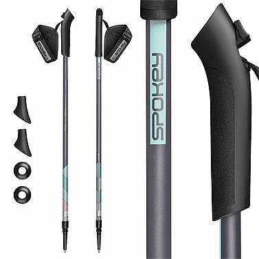 Spokey CLOUD Hole Nordic Walking, 2dielne, mint
