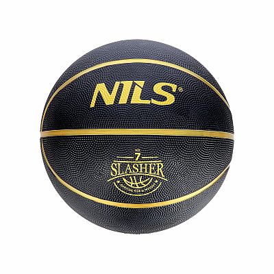Basketbalová lopta NILS NPK270 Slasher 7 čierny