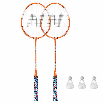 Súprava 2 bedmintonových rakiet NILS NRZ2051