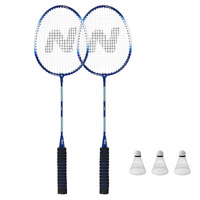 Súprava 2 bedmintonových rakiet NILS NRZ2052