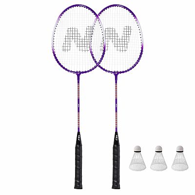 Súprava 2 bedmintonových rakiet NILS NRZ2053