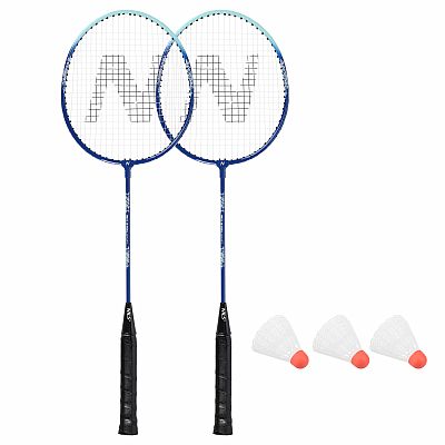 Súprava 2 bedmintonových rakiet NILS NRZ210