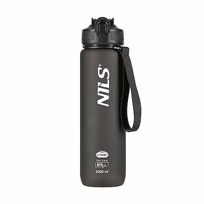 Tritánová fľaša na pitie NILS Camp NCD68 1000 ml čierna