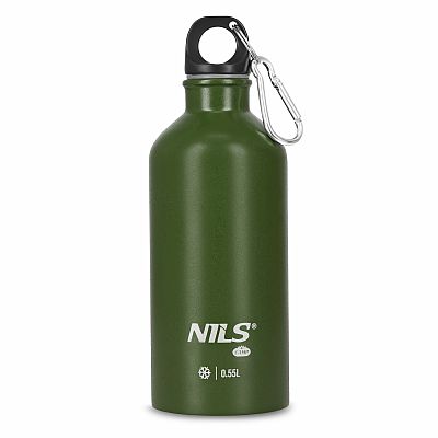 Nerezová turistická fľaša NILS Camp NC3801 zelená 500 ml