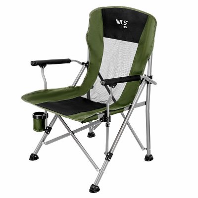 Skladacie kreslo NILS Camp NC3701 zelené