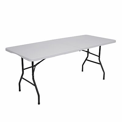 Skladací kempingový stôl NILS Camp NC1618 biely