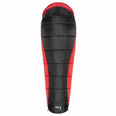 Spací vak NILS Camp NC2012, čierny / červený