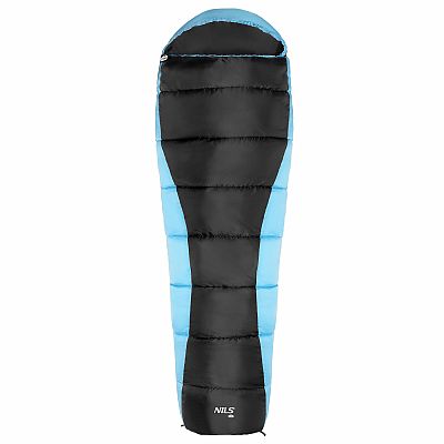 Spací vak NILS Camp NC2012, čierny / modrý