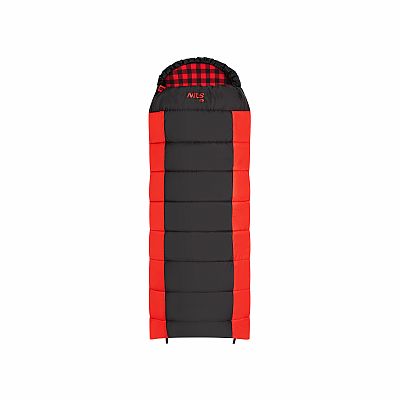 Spací vak NILS Camp NC2003 čierno-červený
