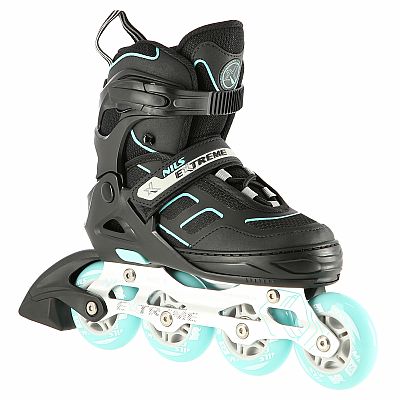 Kolieskové korčule NILS Extreme NA14174 čierno-mentolové