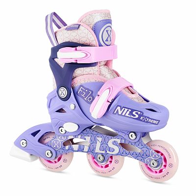 Kolieskové korčule NILS Extreme NA13102 fialové