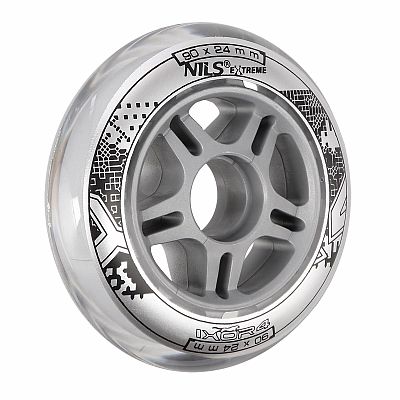 KOLIESKA NILS EXTREME PU 90x24 ČÍRE (4KS)