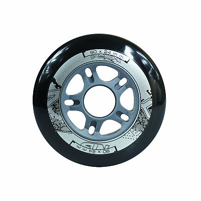 KOLIESKA NILS EXTREME PU 90x24 ČIERNE (4KS)