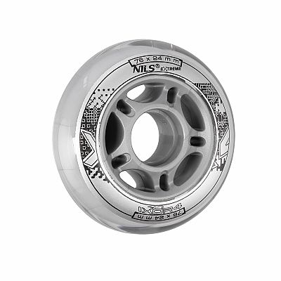 KOLIESKA NILS EXTREME PU 76x24 ČÍRE (4KS)