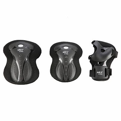 Súprava chráničov NILS Extreme H8334 čierna