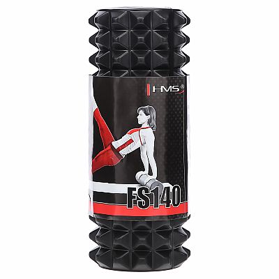 Fitness valec HMS FS140 33 cm, čierny