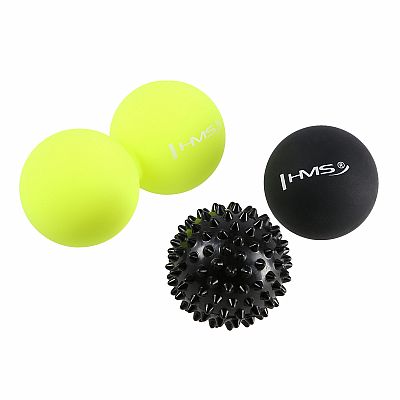 Súprava masážnych loptičiek Lacrosse Ball HMS BLS01