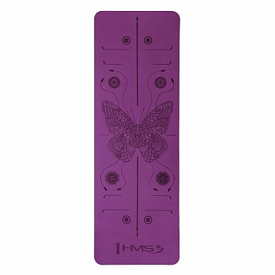 Podložka na jogu HMS YM10 fialová