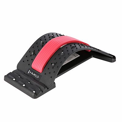 Podložka na preťahovanie a masáž chrbta HMS PRP02 červená