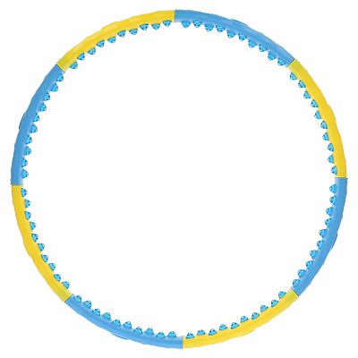 Hula hoop obruč HMS HHP022 žlto-modrá, 110 cm