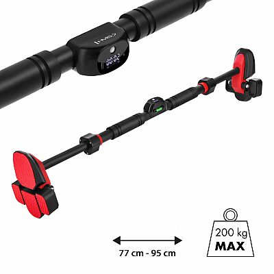 Hrazda do dverí s počítadlom a vodováhou HMS DD500